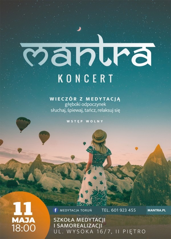 Koncert muzyki medytacyjnej w Toruniu